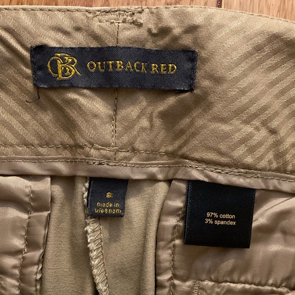 Outback Red cropped Khaki Pants - Picture 2 of 5
